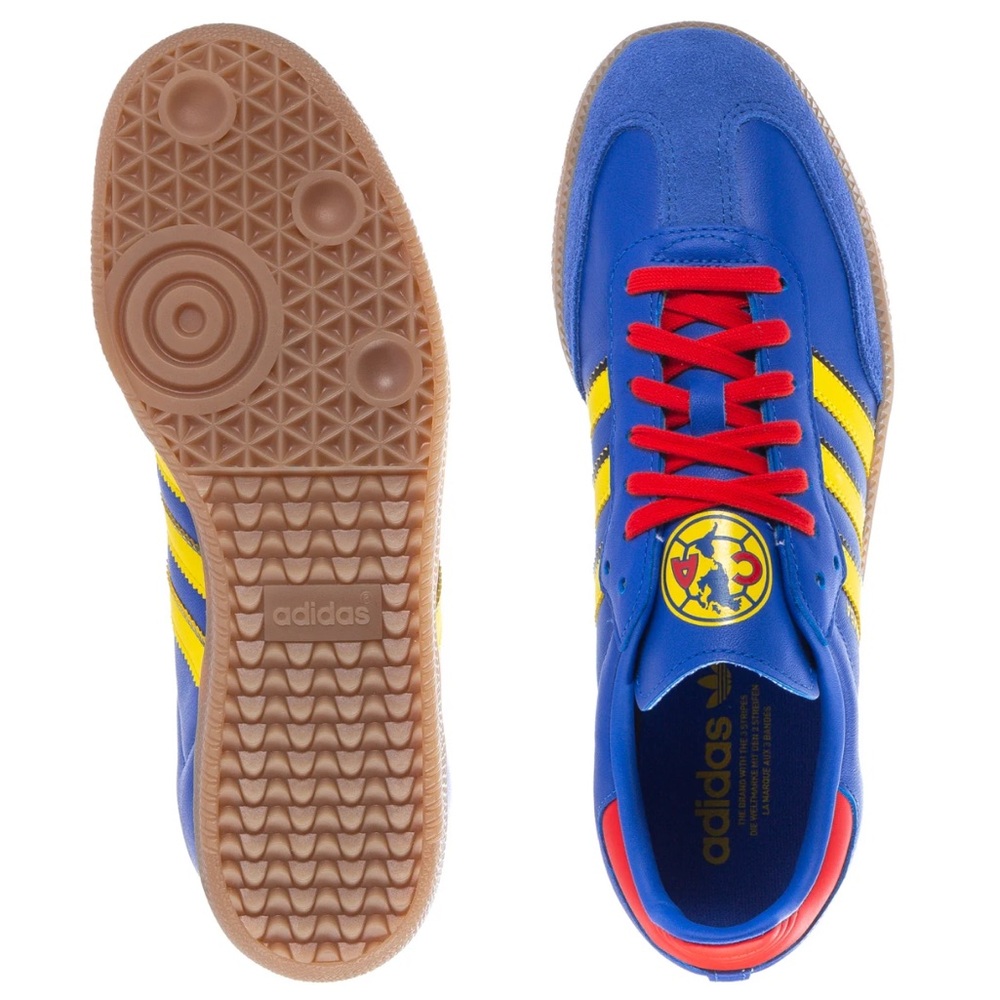 💙💛 ADIDAS SAMBA CLUB AMERICA BLUE YELLOW 💙💛 - Picture 4 of 5